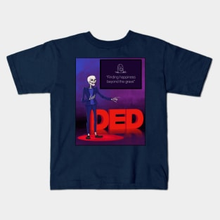 zombie skeleton halloween ted talk Kids T-Shirt